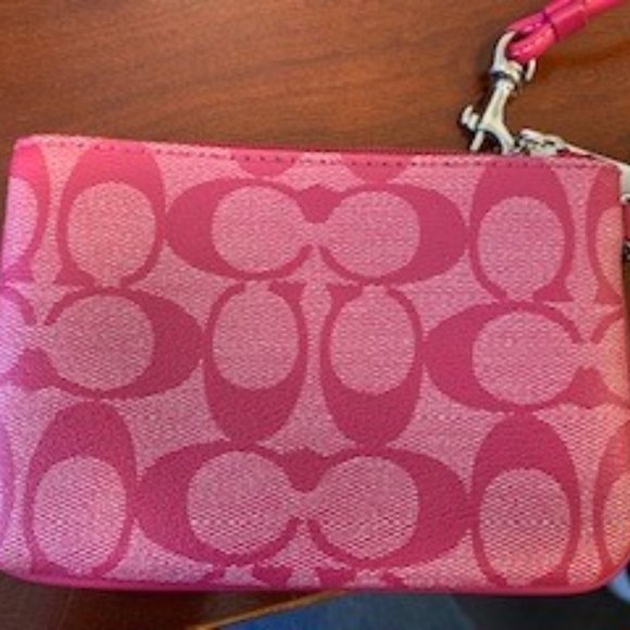 Coach Pink Wristlet - Picture 2 of 3